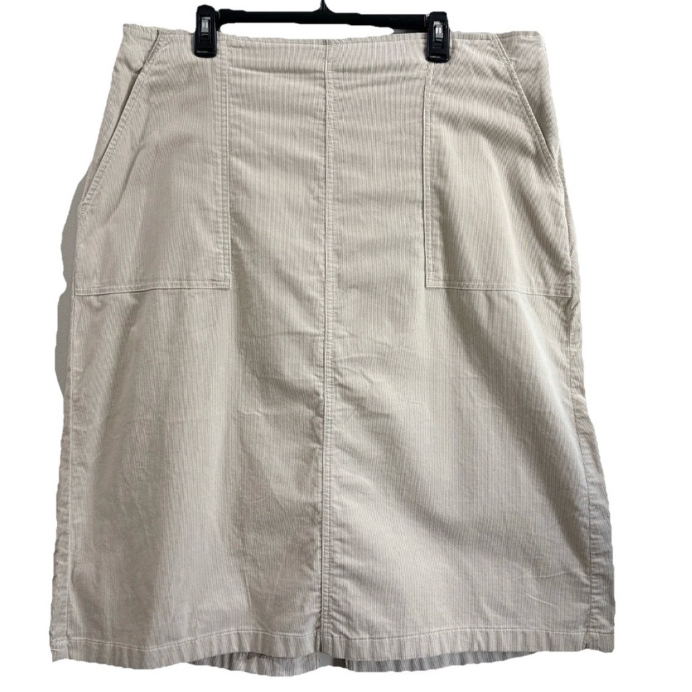 croft & barrow Cream Straight Pencil Skirt